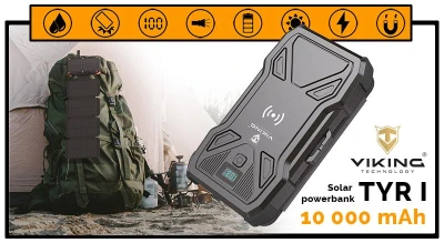 VIKING Solární powerbanka TYR I