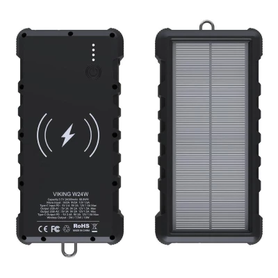 Viking Solární powerbanka W24W 24000mAh Viking Solární powerbanka W24W 24000mAh