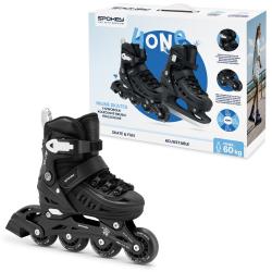 Spokey 4ONE 4v1, černé dětské brusle