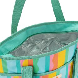 Spokey ACAPULCO Termotaška, 12 l, barevné pruhy