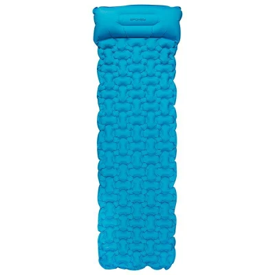 Spokey AIR BED PILLOW BIG Samonafukovací matrace s polštářkem 213x62x6 cm, modrá