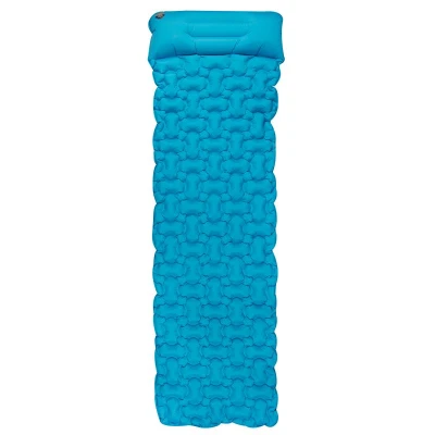 Spokey AIR BED PILLOW BIG Samonafukovací matrace s polštářkem 213x62x6 cm, modrá