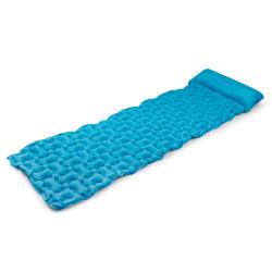 Spokey AIR BED PILLOW BIG Samonafukovací matrace s polštářkem 213x62x6 cm, modrá