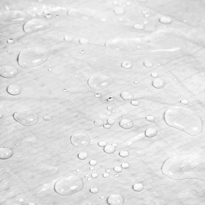 Spokey ALTUS Samorozkládací outdoorový paravan, 195x100x85 cm - šedo-tyrkysový