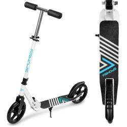Spokey AYAS bílá koloběžka s kolečky 200 mm