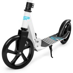 Spokey AYAS bílá koloběžka s kolečky 200 mm