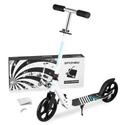 Spokey AYAS bílá koloběžka s kolečky 200 mm