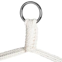 Spokey BENCH DELUXE KÁRO barevné Houpací síť - sedátko pro dva, do 160 kg (VÝPRODEJ)