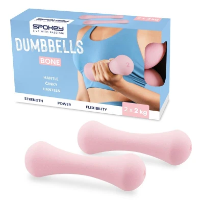 Spokey BONE Sada neoprenových činek 2x 2 kg