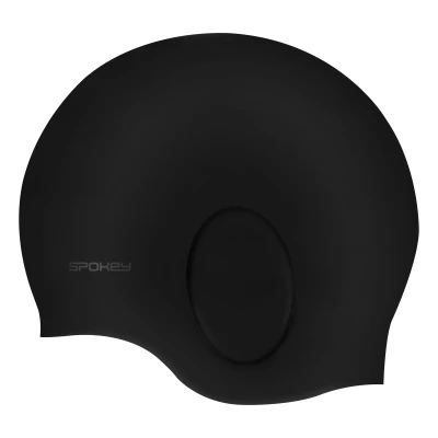 Spokey EARCAP černá silikonová plavecká čepice