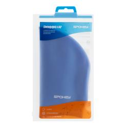 Spokey EARCAP Silikonová plavecká čepice, modrá