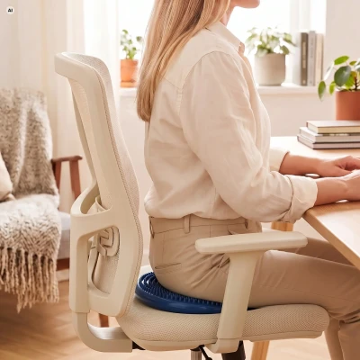 Spokey FIT SEAT tmavě modrý balanční polštář