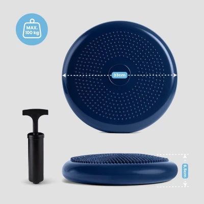Spokey FIT SEAT tmavě modrý balanční polštář