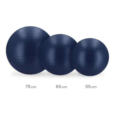 Spokey FITBALL Gymnastický míc, 55 cm, navy