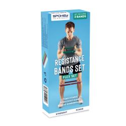 Spokey FLEX SET Sada 3 posilovacích mini gum