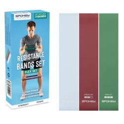 Spokey FLEX SET Sada 3 posilňovacích mini gúm (VÝPREDAJ)