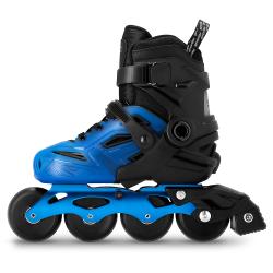Spokey FREESPO JUNIOR Dětské kolečkové brusle, modré