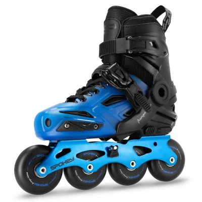 Spokey FREESPO JUNIOR Dětské kolečkové brusle, modré