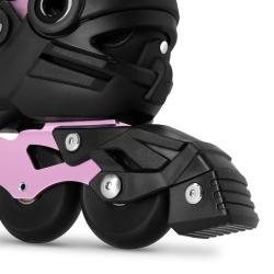 Spokey FREESPO JUNIOR Dětské kolečkové brusle, růžové