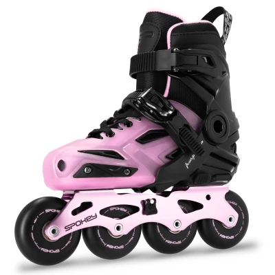 Spokey FREESPO JUNIOR růžové dětské kolečkové brusle