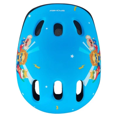 Spokey FUN HEROS modrá 52-56 cm dětská helma na kolo, inline a skate