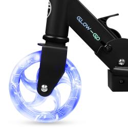 Spokey GO GLOW Svítící koloběžka, kolečka 120 mm