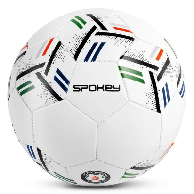 Spokey GOAL Fotbalový míč, bílý s černo-červeným vzorem Spokey GOAL Fotbalový míč, bílý s černo-červeným vzorem