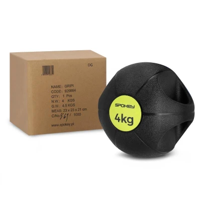 Spokey GRIPI Medicinbal s úchyty 4 kg