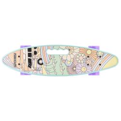 Spokey GROOVY Pennyboard s rukojetí, 56 cm