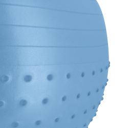 Spokey HALF FIT 2v1 Masážní gymnastický míč, 55 cm, modrý