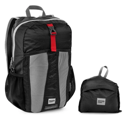 Spokey HIDDEN PEAK černo-červený 18 l skládací batoh