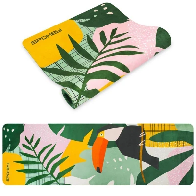Spokey HOME JUNGLE Semišová jóga podložka, 180 x 60 x 0,4 cm Spokey HOME JUNGLE Semišová jóga podložka, 180 x 60 x 0,4 cm