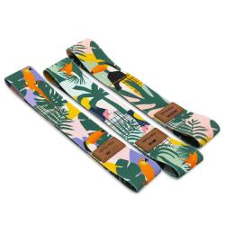 Spokey HOME JUNGLE Sada 3 posilovacích bavlněných gum + obal Spokey HOME JUNGLE Sada 3 posilovacích bavlněných gum + obal