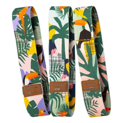 Spokey HOME JUNGLE Sada 3 posilovacích bavlněných gum + obal