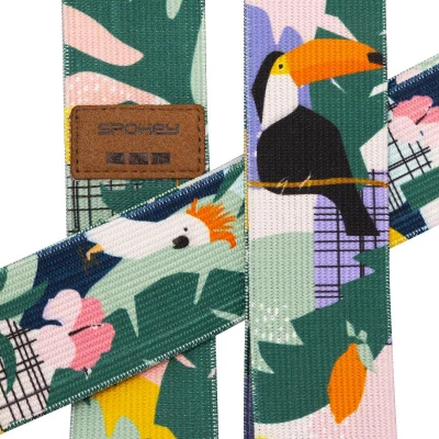 Spokey HOME JUNGLE Sada 3 posilovacích bavlněných gum + obal