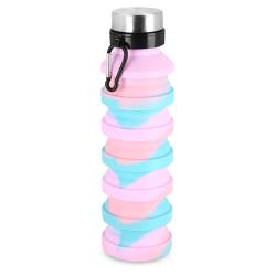 Spokey JUMP Skládací silikonová láhev, 550 ml Spokey JUMP Skládací silikonová láhev, 550 ml