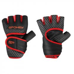 Spokey LAVA Neoprenové fitness rukavice, černo-červené Spokey LAVA Neoprenové fitness rukavice, černo-červené