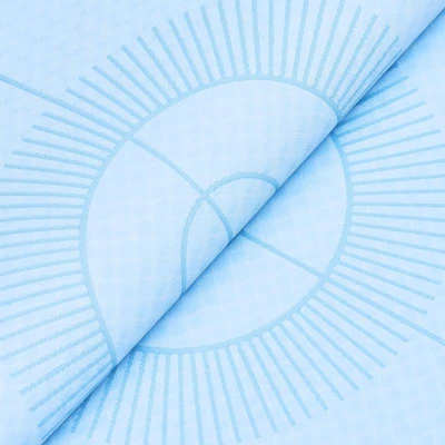 Spokey MANDALA Jóga podložka, 183 x 61 x 0,4 cm, modrá