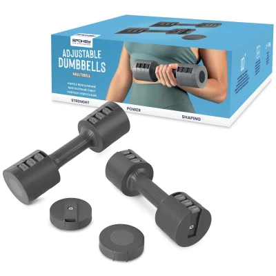 Spokey MULTIBELL Sada nastavitelných činek, 2,5 kg