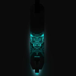 Spokey NIGHT RIDER Freestyle koloběžka se svítícími prvky ve tmě, kolečka 100 mm