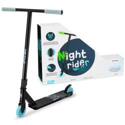 Spokey NIGHT RIDER Freestyle kolobežka so svietiacimi prvkami v tme, kolieska 100 mm