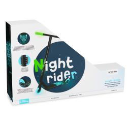 Spokey NIGHT RIDER Freestyle kolobežka so svietiacimi prvkami v tme, kolieska 100 mm