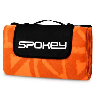 Spokey PICNIC APRICOTE oranžová 150 x 180 cm pikniková deka