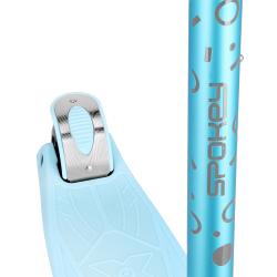 Spokey PLIER PRO Skládací tříkolka dětská se svítícími kolečky, modrá