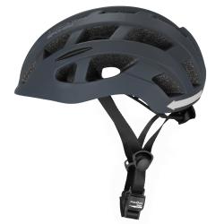 Spokey POINTER PRO Cyklistická přilba pro dospělé s LED blikačkou a blinkry, 58-61 cm, černá