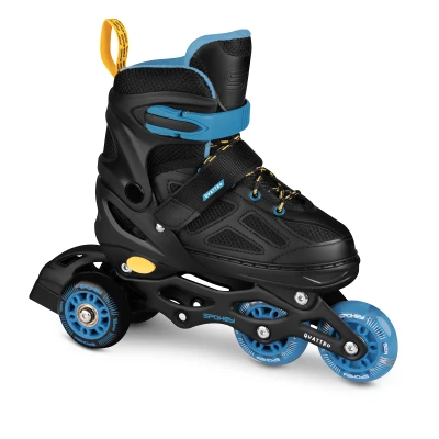 Spokey QUATTRO Brusle 4v1, černo-modré