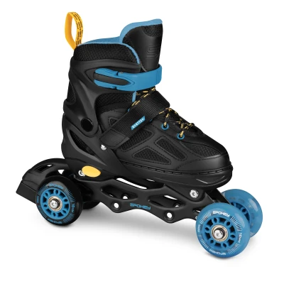 Spokey QUATTRO Brusle 4v1, černo-modré