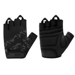 Spokey RIDE Cyklistické rukavice, černé