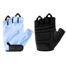 Spokey RIDE Cyklistické rukavice, modré