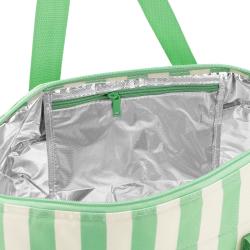 Spokey SAN REMO Termotaška, 28 l, zelené pruhy
